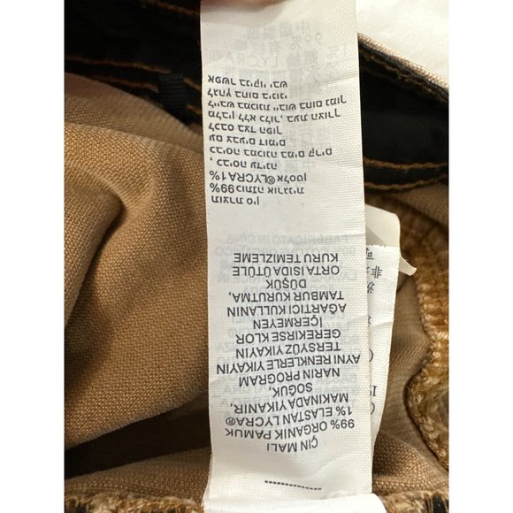 Prana men’s size 40x32 slim fit brown fine wale corduroy jeans FLAW - Picture 9 of 12